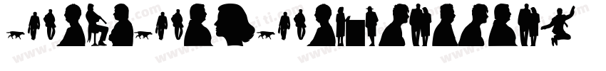 animals and people字体转换